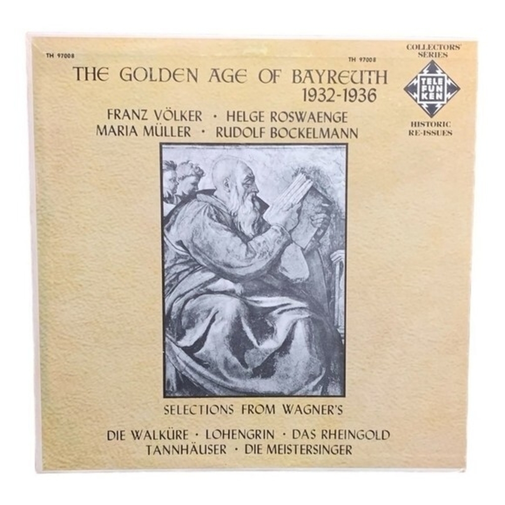 LP Franz Volker Helge Roswaenge - The Golden Age Of Bayreuth 1932-1936